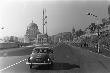 Nusretiye-Moschee im Bezirk Tophane von Beyoğlu, Istanbul