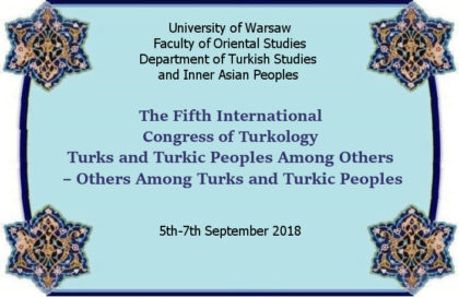 Flyer: Der 5. Internationale Kongress der Turkologie