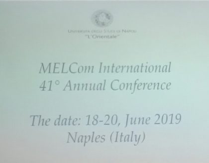 Preview: MELCom 2019 