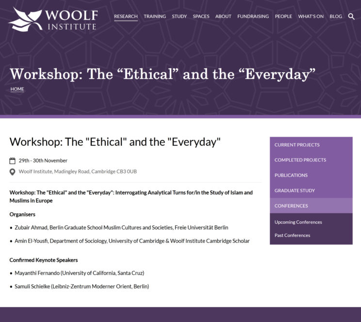 Screenshot Workshop: The ‘Ethical’ and the ‘Everyday’