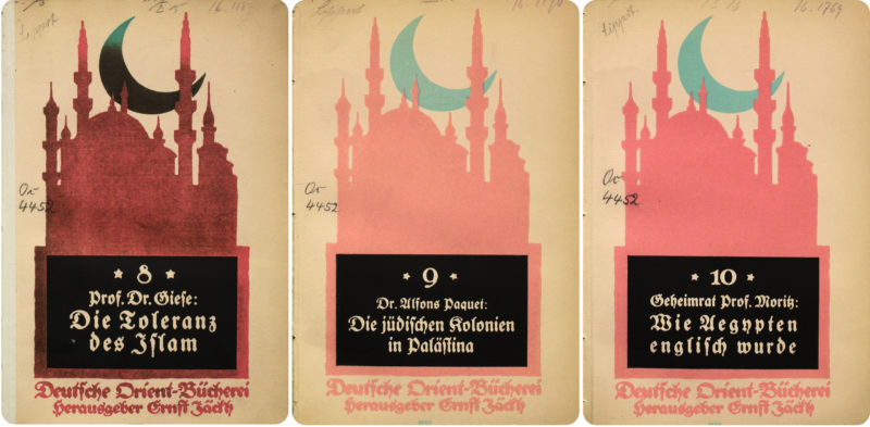 Kiepenheuer 1915, 3 historic books