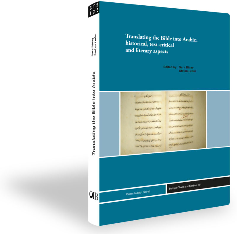 Sara Binay und Stefan Leder: Translating the Bible into Arabic