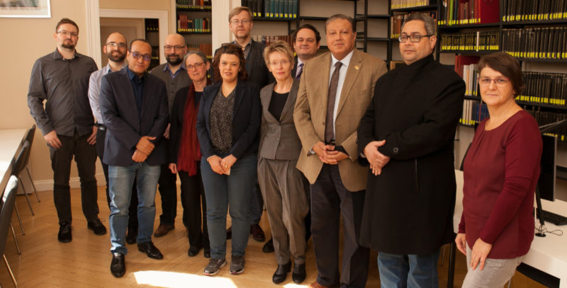 Besuch von der ägyptischen Nationalbibliothek Dar al-Kutub in Halle