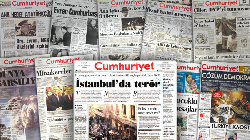 Cumhuriyet Front Pages